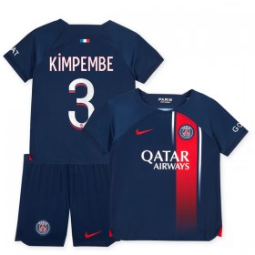 Camisolas Paris Saint-Germain 2023-24 Kimpembe 3 Criança 1º Equipamento Principal Manga Curta